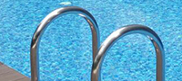 Stainless Steel Grab Rail At Pool Area