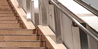 Vitreous Enamel Steel Cladding to Staircase & Escalator