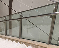 Stainless Steel Railing to Staircase