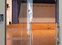 Frameless Swing Glass Door at the Multi-Purpose Hall